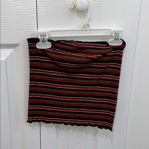 colorful tube top
